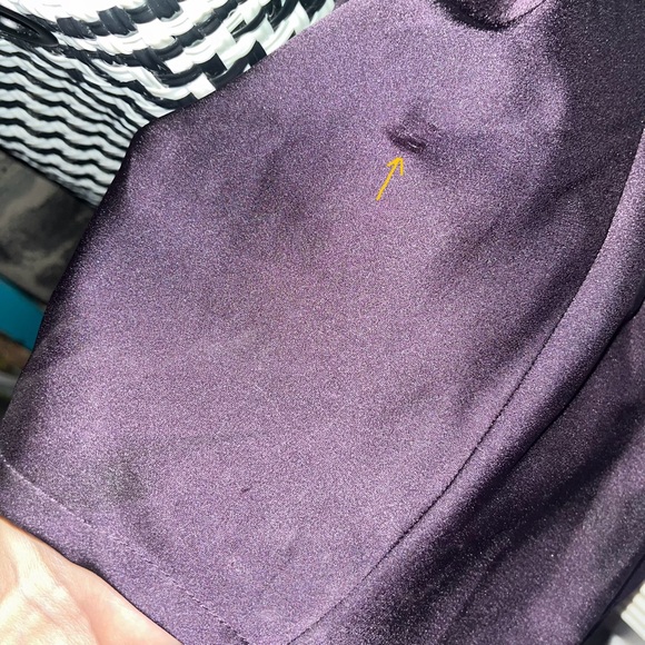 NWT House of CB Maxi Dress Purple Night Shade Satin Charmaine Wedding Guest XS - Picture 10 of 10